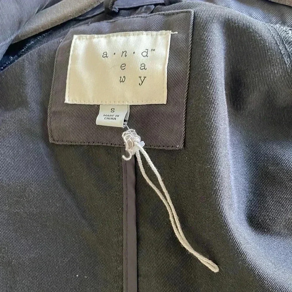 A New Day Utility Jacket NEW Gray Sz S - Picture 10 of 11
